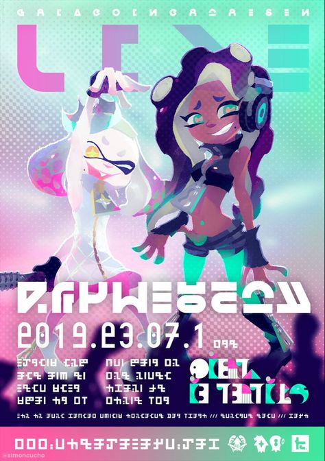 Splatoon Poster, Off The Hook Splatoon, Marina Splatoon, Pearl And Marina, Splatoon Memes, Splatoon 2 Art, Splatoon Comics, A Hat In Time, Off The Hook