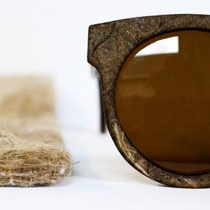 London’s New Designers 2014: Part 2 Sustainable Sunglasses, Hemp Fashion, Natural Accessories, Flax Fiber, Hemp Clothing, Plant Fibres, Sustainable Materials, Sustainable Design, News Design