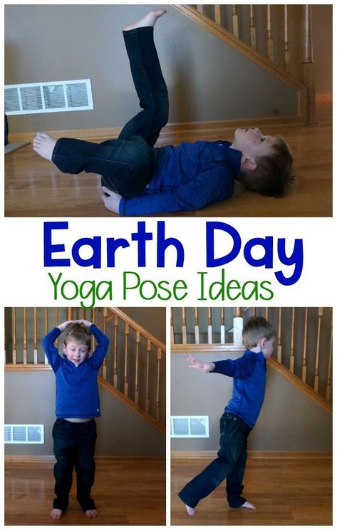 Earth Day kids yoga pose ideas are a great way to celebrate Earth Day!  This is a fun Earth Day activity for preschool.  It would work great as an elementary Earth Day Activity as well. Use these kids yoga poses to pose l like a sprout or the earth! Make movement a part of Earth Day! Earth Week Preschool, Earth Day Yoga, Recycle Preschool, April Lesson Plans, Yoga Pose Ideas, Earth Day Activity, Starting A Daycare, Activity For Preschool, Earth Week