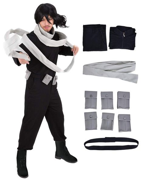 Aizawa Scarf, Casual Cosplay Outfits, Eraserhead Mha, Aizawa Cosplay, Aizawa Mha, Final Fantasy Aerith, Rapunzel Cosplay, Rapunzel Costume, My Hero Academia Eraserhead