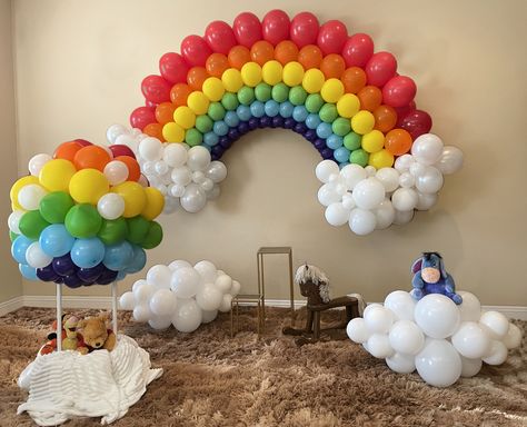 Make your Party be a sky day ! 🥰☁️🌈🌤❤️🧡💛💚💙💜🪂☁️🎈#rainbow #diy #clouds #hotairballoon #kids #kidspartydecor #babyshowerideas #baby #party #baloon #birthday #green #black #event #gifts #eventplanner Balloon Rainbow, Sky Rainbow, Rainbow Diy, Diy Clouds, Sky Day, Balloons Decorations, Le Ballon, Rainbow Balloons, Event Gifts