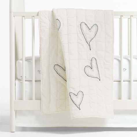 crib blanket: Crate & Barrel Search Results Crib Fitted Sheet, Baby Changing Pad Cover, Baby Crib Quilt, Quilted Baby Blanket, Baby Changing Pad, Bassinet Sheets, Baby Crib Bedding, Crib Blanket, Crib Quilt