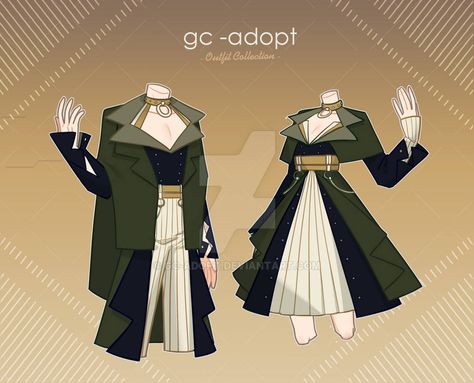 Gc Adopt Outfits, Winter Adoptable Outfit, Open Outfits, Blue Outfit Adoptables, Witch Outfit Adoptable, Illustration Clothes, Outfit Adoptables, Buniix Adoptable Clothes, Fantasy Outfit Adopt