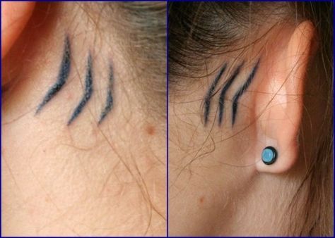 shark gills behind the ears! Back Ear Tattoo, Trident Tattoo, Free Tattoo Designs, Shark Tattoos, Tattoo Designs For Girls, Free Tattoo, Dream Tattoos, Skin Art, Piercing Tattoo