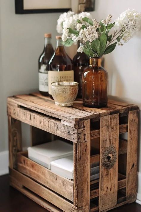 "Create unique storage solutions with DIY Upcycled Wooden Crates! 🛠️📦 Perfect for those who love combining creativity with sustainability. 🌟✨ #UpcycledDesign #DIYHome #CrateIdeas" Upcycled Wooden Crates, Crate Diy, Unique Storage, Upcycle Projects, Wooden Crates, Diy Storage, Storage Solutions, Sustainability, Home Diy