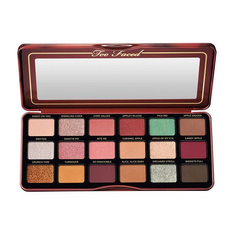 Too Faced Unveils Juicy Caramel Apple Palette Concealer Guide, Mascara Guide, Lipstick Guide, Too Faced Eyeshadow, Plumping Lipstick, Beautiful Eye Makeup, Moisturizing Serum, Too Faced Makeup, Glitter Eyes