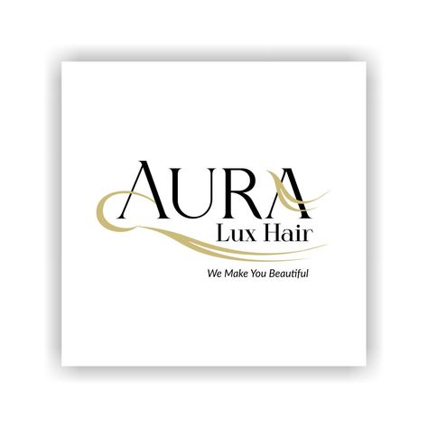 Logo design for a human hair wig vendor (Aura Lux Hair) Wig Logo, Lux Hair, Png Logo, Hair Vendor, Makes You Beautiful, Human Hair Wig, Hair Wig, Human Hair Wigs, Wig Hairstyles