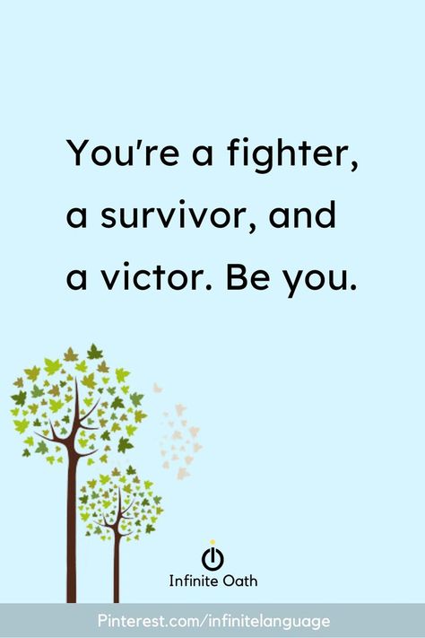 You're a fighter, a survivor, and a victor. Be you. Herbs, Inspirational Quotes, Collage, Quotes, Pins