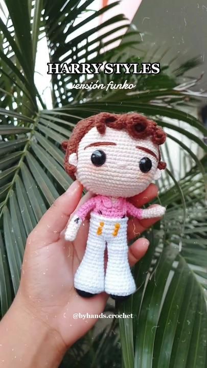 Harry Styles Crochet Pattern, Babysitting Hacks, Crochet Ideas, Amigurumi Pattern, Harry Styles, Amigurumi, Crochet Patterns, Knitting, Crochet