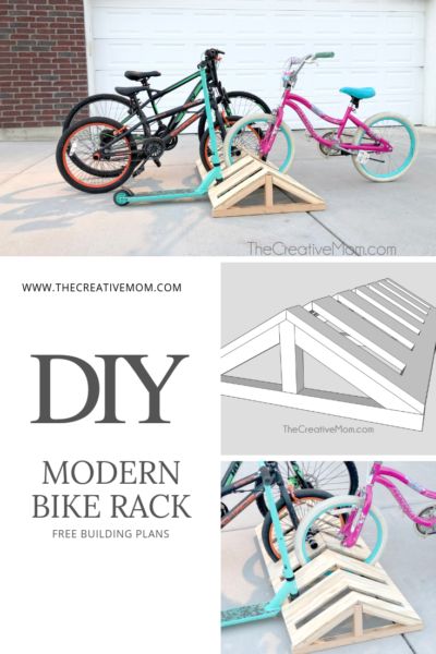 Chicken Coop Building Plans, Rack Velo, Diy Bike Rack, Farmhouse Signs Diy, Diy Farmhouse Coffee Table, Farmhouse Bench Diy, Diy Cornhole Boards, Bike Storage Solutions, Corn Hole Diy