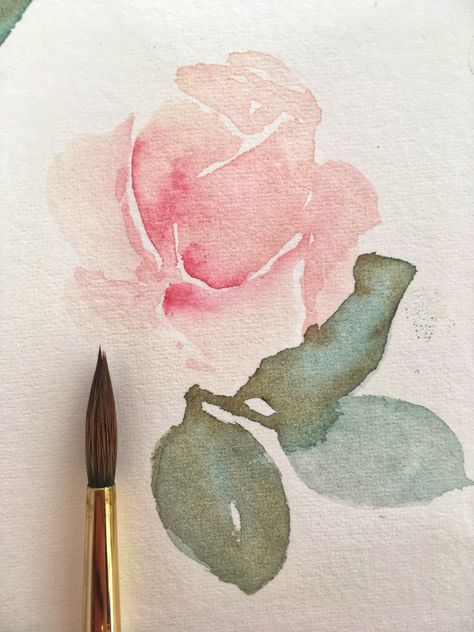 Art Painting Ideas, Loose Watercolor Flowers, Arte Aesthetic, Watercolor Flowers Tutorial, Watercolor Paintings For Beginners, Diy Watercolor Painting, Watercolor Flower Art, Watercolor Painting Techniques, Art Animals