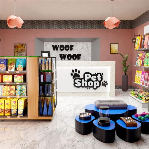 Give your pet a treat at this pet store! Sims 4 Pets Mod, Pet Event, Blender Scene, Sims Pets, Pet Branding, Dog Bakery, Dog Shop, New Laptops, Pet Store