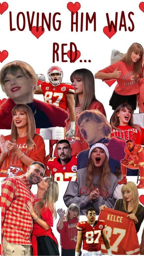 Loving him was red Taylor Swift, Travis, kelsey Loving Him, Loving Him Was Red, Travis Kelce, Taylor Swift Wallpaper, Taylor Swift Fan, Make New Friends, Love Him, Taylor Swift, Swift