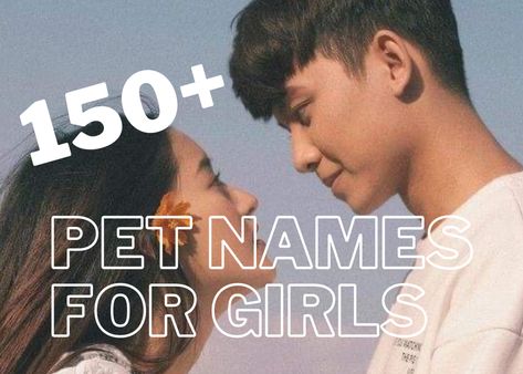 Pin this to save it for later! 150+ pet names to give your girlfriend, crush, or bestie! From angel to yummy, here are over 100 cute nicknames for your girl. Pet Names For Girlfriend, Pet Names For Girls, Girl Pet Names, Nicknames For Girlfriends, Cool Pet Names, Cute Nickname, Names For Girlfriend, For Your Crush, Cute Pet Names