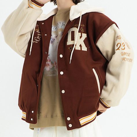 Custom Women's Fashion Baseball Jacket| Custom Embroidery Patches Women's Jacket| 2022 New Design Hooded Jacket For Women from Brand:Rainbow Touches Custom Clothing Manufacturer;Model:CUS22099971;Color:2 colors or Custom Color; Country of origin:China; Model:Baseball Jacket; Supply type:Custom Service; Craft:Embroidery; Custom Streetwear, Jacket 2022, Craft Embroidery, Varsity Letterman Jackets, Graduation Poses, Custom Clothing, Clothing Manufacturer, Jacket For Women, Baseball Jacket