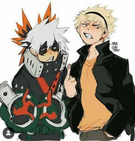 Soul from soul eater and my hero academia bakugo katsuki credit to the creator(s) found these crossovers on Instagram Funny Anime Manga, Manga Soul Eater, Soul Eater, My Hero, Hero Academia, Funny, Anime