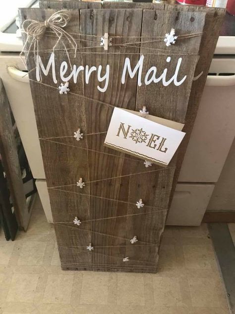 Christmas Card Holder. Christmas Card Holder Diy, Merry Mail Card Holder, Christmas Signs Wood Diy, Diy Christmas Card Holder, Christmas Card Hanger, Merry Mail, Diy Christmas Card, Christmas Card Holder, Christmas Bazaar