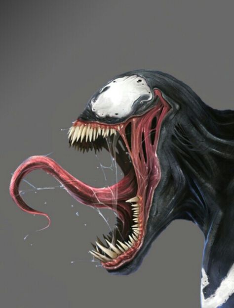 This is how Venom should look like. That mouth Venom Iphone Wallpaper, Venom Mouth, Venom Pfp, Mouth Sketch, Venom Character, Venom 2, Pfp Cartoon, Venom Art, Venom Comics