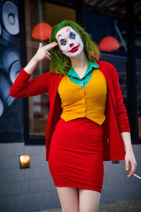 Female Joker Costume, Joker Dress, Joker Outfit, Joker Halloween Costume, Female Joker, Joker Halloween, Joker Costume, Diy Costumes Women, Joker Artwork