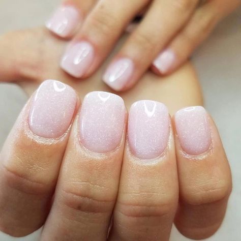 Nails Dip Powder, Bella Nails, Natural Gel Nails, Nails Dip, Squoval Nails, Pink Nail, Dip Powder Nails, Dipped Nails, Gel Nail Designs