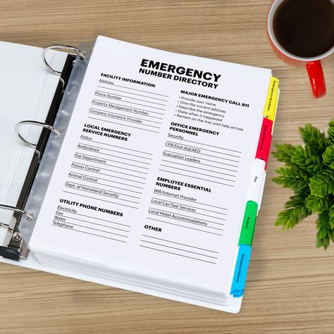 Make sure your Emergency Binder has everything you need. Check out Avery.com for more ideas and free templates. Family Emergency Binder Printables Free Templates, Emergency Binder Free Printables, Survival Binder, Emergency Book, Binder Tips, Emergency Binder Printables, Aesthetic Handwriting, Emergency Checklist, Binder Printables Free