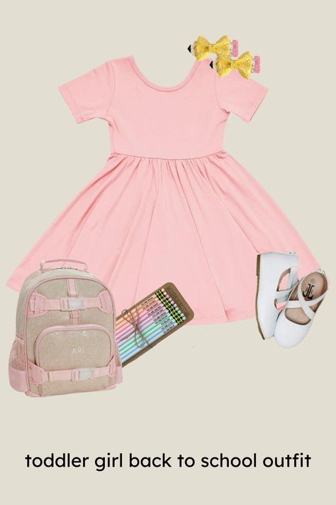 back to school outfit idea perfect for pre-k and kindergarten! Kyte Baby, Back To School Outfit, Baby Style, Back To School Outfits, School Outfit, Outfit Idea, Baby Fashion, Toddler Girl, Kindergarten