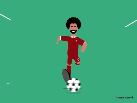 Salah Animation Gif by Hesham Ahmed ALi Soccer Animation, Football Animation, Kicking A Ball, Kids Playing Football, Cubes Architecture, Sports Gif, Graphic Motion, Running Gif, Business Cartoons