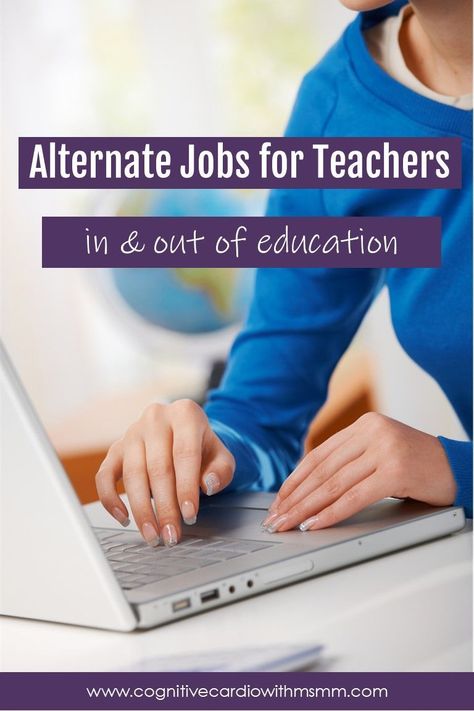 Other Jobs For Teachers, Jobs For Teachers Other Than Teaching, Teacher Jobs, Teaching Portfolio, Teaching Degree, Ideas For Teachers, Writing Curriculum, Virtual Assistant Jobs, Teacher Tech