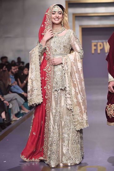 Show details for Zeenat Mahal Barat Dresses Pakistani Bridal Lehenga, Tissue Lehenga, Deepak Perwani, Pakistan Bride, Lehenga Inspiration, Dabka Work, Pakistani Lehenga, Bridal Trousseau, Bridal Mehndi Dresses