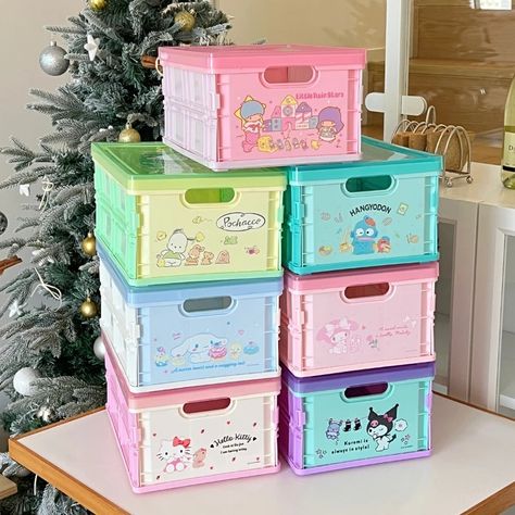 Smarter Shopping, Better Living! Aliexpress.com Sanrio Storage, Sanrio Jewelry Box, Sanrio Collection Room, Sanrio Storage Bins, Sanrio Store Japan, Nordic Room, Miniso Blind Box Sanrio, Danish Pastel Room, Hello Kitty Kuromi