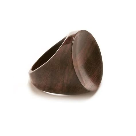 This super lovely concave Rosewood statement ring has been hand-carved by our wonderful artisan makers to the highest quality. Super comfortable despite its size and looks so good on. Available in 4 sizes - Click here for help with ring sizing Measurements: Diameter of top of ring 3.2cm. Materials: Rosewood Packaging:As with all of our items this piece comes packaged in its own satin gift bag, branded card pouch and a Branch Jewellery care card. Wood Ring With Stone, Handmade Silver Rings, Wood Jewelery, Wood Resin Jewelry, Wooden Bangle, Oversized Earrings, Rings Collection, Card Pouch, Jewellery Brand