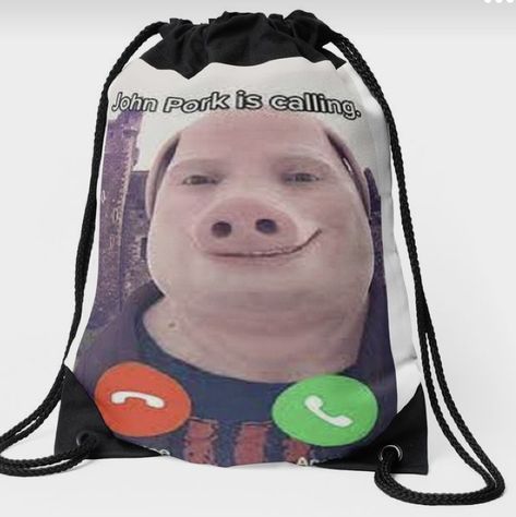 John Pork Is Calling, John Pork, Hi Welcome To Chili's, Sublimation Prints, Pinterest Ads, Sketchbook Art, Im Going Crazy, Very Funny Pictures, Silly Pictures