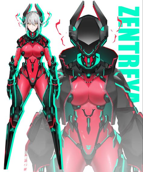 Female Creature, Futuristic Armor, Anime Board, Female Hero, Cyberpunk Character, Armors, Armor Concept, Monster Girl, Cat Girl