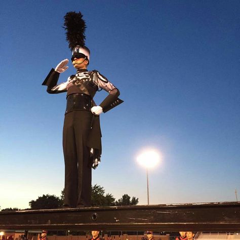 Marching Band Aesthetic Drum Major, Marching Band Drum Major, Drum Major Senior Pictures, Drum Major Aesthetic, Marching Band Couples, Marching Band Aesthetic, Marching Band Pictures, Boston Crusaders, Band Boyfriend