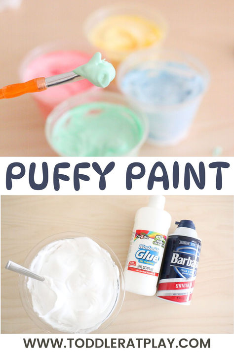 I’m sharing with you a super easy, inexpensive and fun 3-ingredient Puffy Paint Recipe! Puffy paint is all the rave right now. But seriously…it is so much fun! And I love this recipe especially because of how convenient it is. With only 3 ingredients and one step process, this super fluffy, 3D paint is incredibly doable. Any one can easily get this puffy paint ready in a matter of seconds. #puffypaint #diypaint #kidsactivities #kidsactivity #toddleractivity #preschoolactivities Fluffy Paint Recipe, How To Make Fluffy Paint, How To Make Puff Paint, Puff Paint Crafts, Puff Paint Recipe, Puffy Paint Ideas, Fluffy Paint, Puffy Paint Recipe, Food Coloring Chart