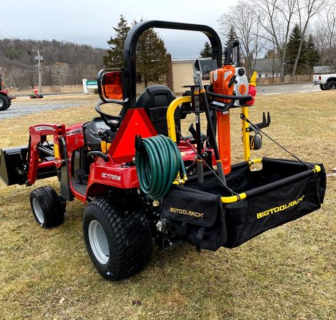 Lawn Tractor Trailer, Compact Tractor Attachments, Garden Tractor Attachments, Atv Implements, Atv Attachments, Tractor Idea, Tractor Accessories, Lawn Tractors, Tractor Attachments