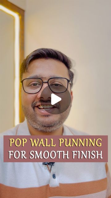 𝗨𝗺𝗮𝗻𝗴 𝗔𝗿𝗰𝗵𝗶𝘁𝗲𝗰𝘁𝘀 on Instagram: "Tired or painting your walls multiple times to hide or remove the undulations or waves on the wall surface. Stop doing it and opt for POP punning for smoother wall finish.  ✅ Save and Share ✅ Follow @umangarchitects for more  #WallDesign #WallDecor #POPPunning #WallPOP #WallPaint #SmoothWalls #WallPainting #SmoothSurface #HomeInteriors #InteriorDesign" Pop Punning On Wall, Masonry Work, Wall Finishes, Smooth Walls, Wall Paint, Puns, Wall Design, The Wall, Wall Painting