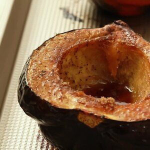 Baked Acorn Squash with Brown Sugar Recipe | Martha Stewart Acorn Squash Sweet, Acorn Squash Baked, Fall Side Dish Recipes, Roasted Acorn Squash, Autumn Side Dishes, Brown Sugar Recipes, Acorn Squash Recipes, Karo Syrup, Baked Squash