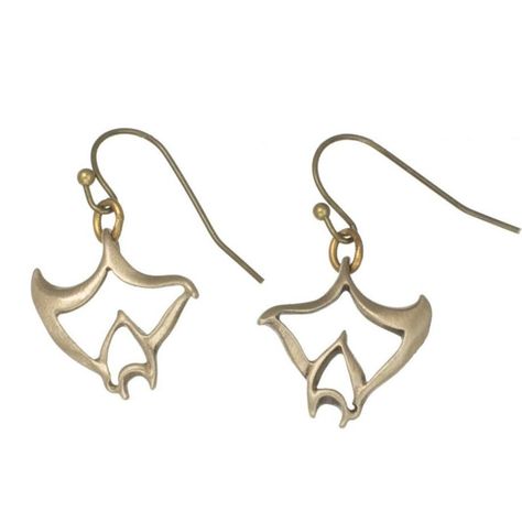 "* BEST STINGRAY GIFTS- Beauty and grace captured in a magical moment. Sculpted from Roland's own personal footage captures all the graceful movement of the majestic manta ray. These ocean inspired earrings are a natural conversation piece. The stunning manta design is an original unique stingray gift idea. This beautifully crafted realistic style is perfect for any sea life ocean lover. Look no further, we have the perfect gift for you or your favorite ocean loving or scuba diving friend *PRIDE Sea Creature Jewelry, Ocean Inspired Earrings, Gifts For Scuba Divers, Manta Rays, Dolphin Jewelry, Sea Life Jewelry, Fish Jewelry, Seahorse Pendant, Horse Jewelry