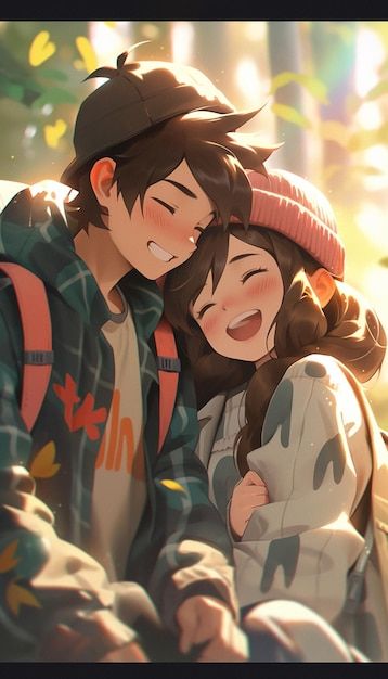 Cute Love Couple Anime, Animation Couple Pic, Anime Cute Couple Wallpaper, Couple Photo Anime Wallpaper, Animation Couple Dp, Love Photos Wallpaper, Anime Couple Hug, Cute Couple Pics Anime, Couple Pic Anime