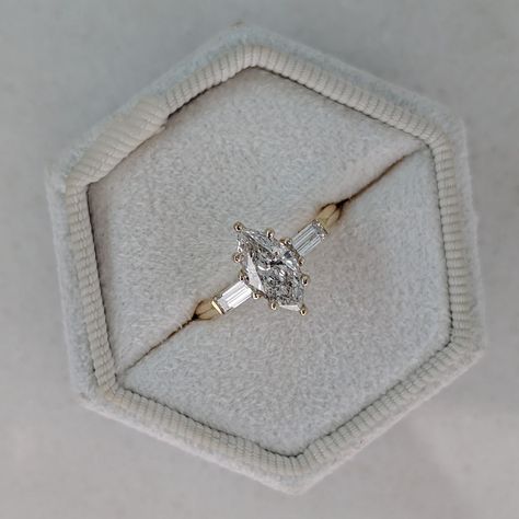 ✥ Ring Details ✥ ✦ Handmade ✦ Center Diamond Weight:- 1.5 Carat (approx) ✦ Center Diamond Shape: Marquise Cut ✦ Center Stone: Stimulated Diamond/Moissanite ✦ Cut Grade: Excellent ✦ Made to Order ✦ Ring Size: Size Selectable *(If you don't know your ring size, please you can go to your nearest jewelry shop for your perfect ring size and get the perfect ring size then you can place the order.) ✦ Main Stone & Shape Customization Cubic Zirconia, Moissanite, Natural Diamond, CVD Diamond This Moissani Marquise Diamond Ring With Baguettes, Six Prong Engagement Ring, Diamond Marquise Ring, Ring For Wife, Marquise Engagement Ring, Prong Engagement Rings, Marquise Diamond Engagement Ring, Baguette Ring, Engagement Rings Marquise