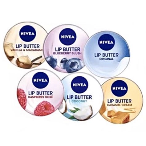 Nivea Aesthetic, Nivea Lip Butter, Nivea Lip Balm, Lip Balm Collection, Lip Care Routine, Makeup Must Haves, Lip Butter, Body Care Routine, Body Skin Care Routine