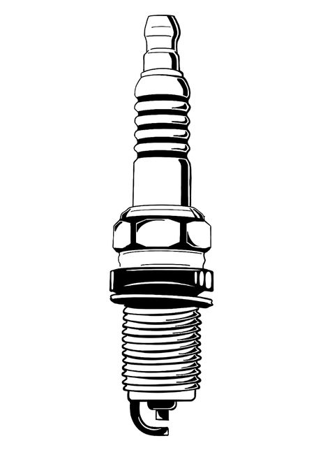 Car Gear Tattoo, Turbo Tattoo Design, Spark Plug Drawing, Sparkplug Tattoo, Screw Illustration, Piston Tattoo Design, Spark Plug Tattoo, Welder Tattoo, Chevy Tattoo