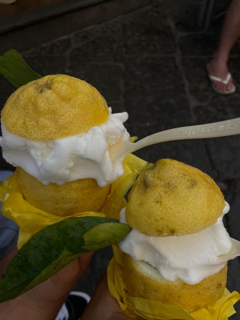 Italian Lemon Ice Cream, Amalfi Town, Italian Ice Cream, Lemon Ice Cream, Lemon Ice, Italian Summer, Amalfi, Gelato, Lemon