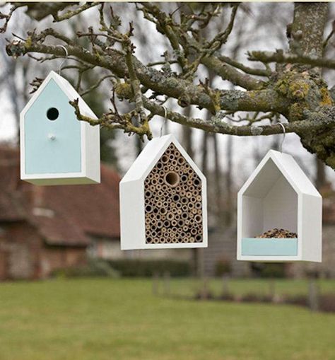 5 Favorites: Bird Houses - Gardenista Bird Nesting Box, Bee Houses, Beautiful Birdhouses, Bird House Feeder, Rustic Birdhouse, Insect Hotel, Sophie Conran, Bug Hotel, Bird House Plans