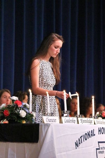 2016 NHS Inductions National Honor Society Service Projects, Beta Club Induction Ceremony, Njhs Induction Ceremony Ideas, Meg Costume Hercules, National Honor Society Induction, Honors Society Induction, Honors Society, Graduate Dress, National Junior Honor Society