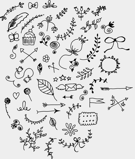 Doodle Fillers, Filler Doodles, Henna Doodle, Doodle Art Journals, Easy Drawings For Kids, Art Videos Tutorials, Doodle Illustration, Bullet Journal Doodles, Journal Doodles