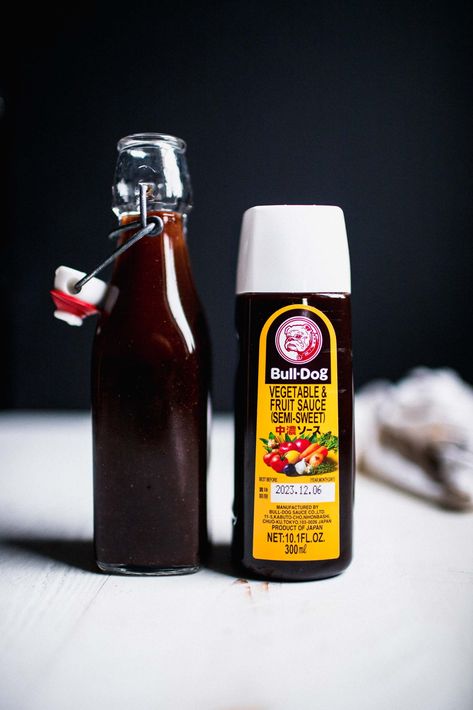 Tonkatsu Sauce Recipe Bulldog Sauce Recipe, Katsu Chicken Sauce, Tosazu Sauce, Tonkatsu Sauce Japanese Style, Chinese Hot Mustard Recipe, Best Sauce For Chicken, Dog Vegetables, Sarku Japan Teriyaki Sauce, Comeback Sauce