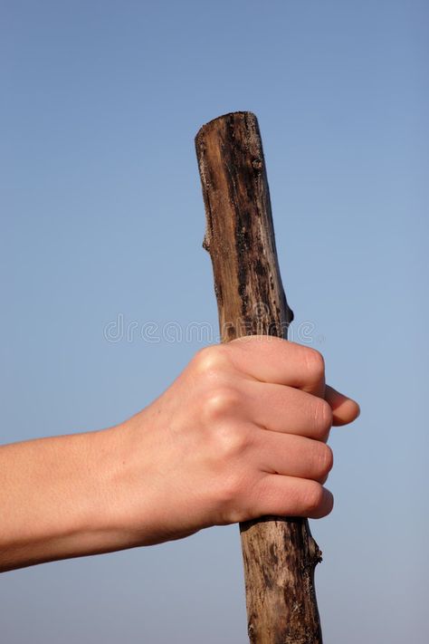 Hand holding wooden stick. Against blue sky , #ad, #wooden, #holding, #Hand, #sky, #blue #ad Hand Holding Staff Reference, Hands Gripping Reference, Hand Holding Something, Hand Drawing Reference, Human Anatomy Art, Photography Inspiration Portrait, Anatomy Poses, Hand Reference, Male Hands