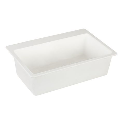 SHGR1B3322WH Totten White/Color Dual Mount Single Bowl Kitchen Sink - White at MirabelleProducts.com Undermount Sink Kitchen, White Undermount Sink, Coral Kitchen, Composite Kitchen Sinks, Granite Composite Sinks, Corner Toilet, Composite Sink, Drop In Kitchen Sink, Cream Kitchen